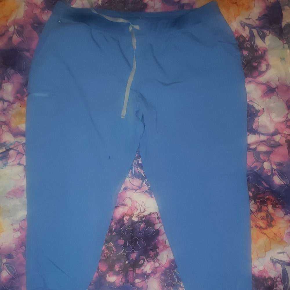 Figs Womens Blue Scrub Pants